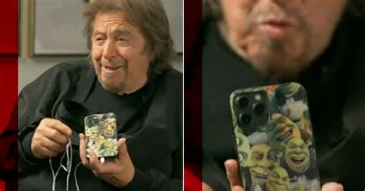 Al Pacino, 81, has a 28-year-old girlfriend and a Shrek phone case