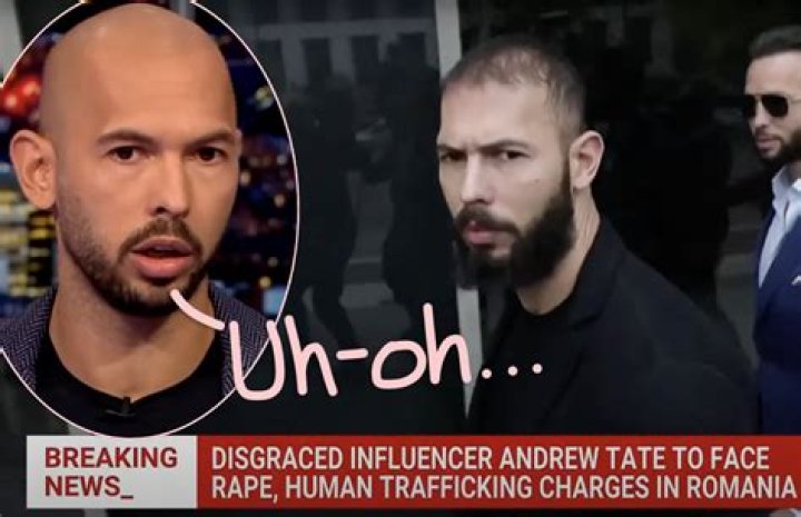 	Andrew Tate has been charged with rape & human trafficking in Romania	