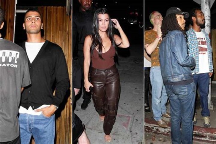 bitchy | Kourtney Kardashian is spotted leaving the same event as Exes Younes Benjima and Sabbat