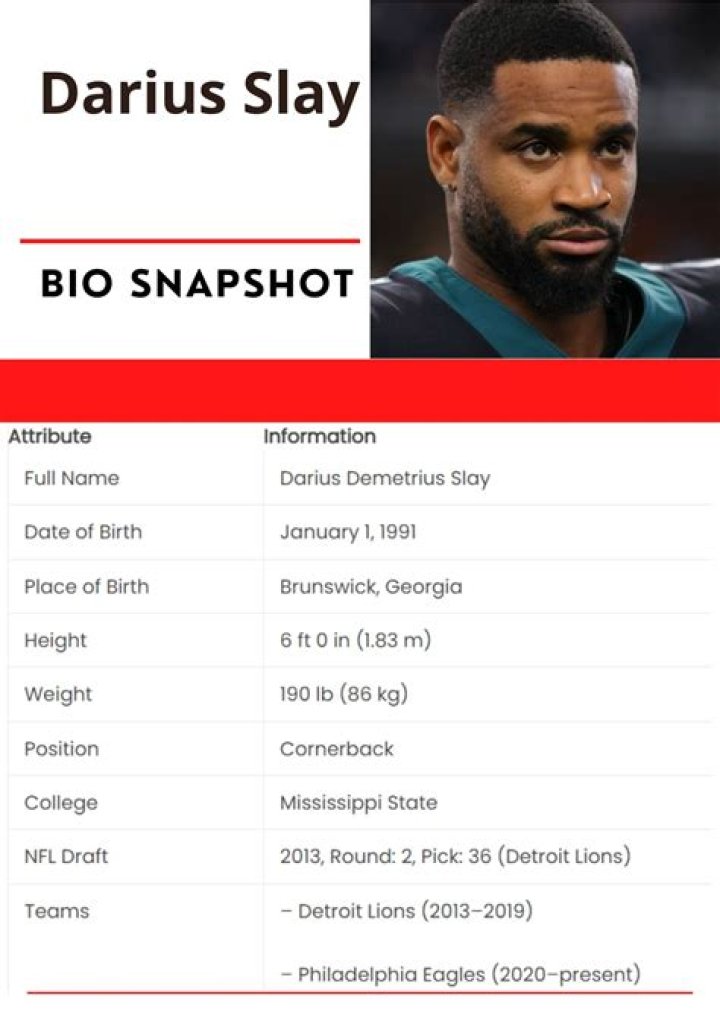 Darius Slay Bio (Wiki) 