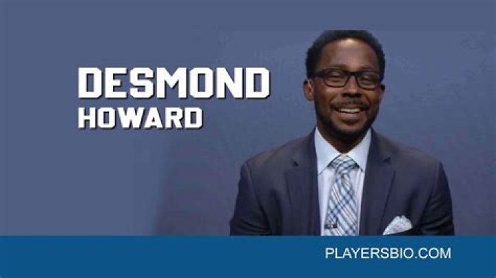 Desmond Howard Bio (Wiki) 