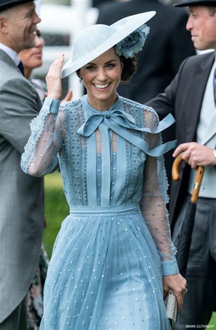 Duchess Kate wore blue Elie Saab to Royal Ascot: Edwardian cosplay or cute?