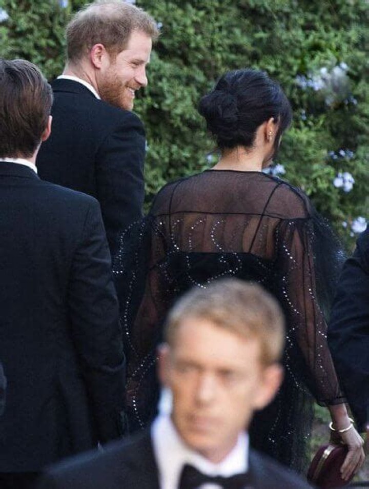 Duchess Meghan wore black Valentino to Misha Nonoo’s Roman wedding