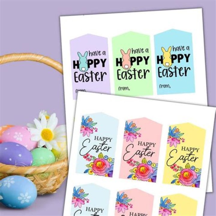 Easter Free Printable Gift Tags