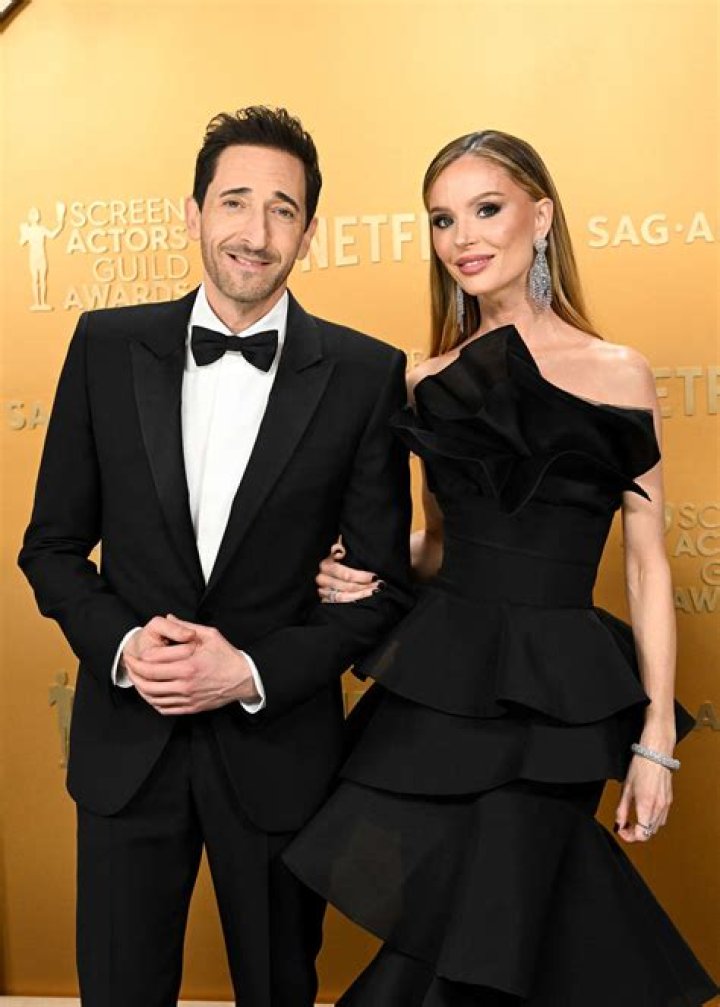 Georgina Chapman & Adrien Brody made their red-carpet couple-debut in Tribeca