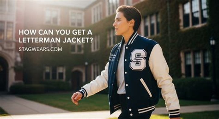 How do you get a letterman jacket letter?