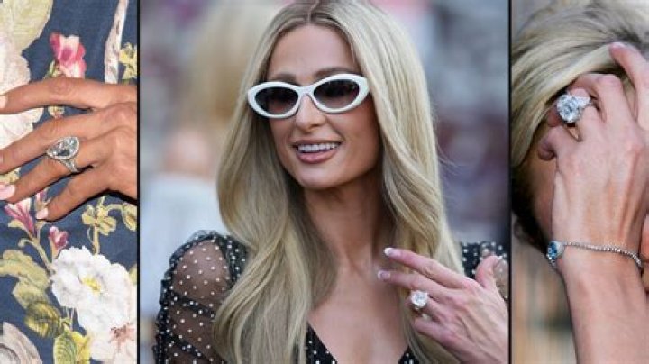 How many engagement rings have Paris Hilton worn? Which one is the most expensive?