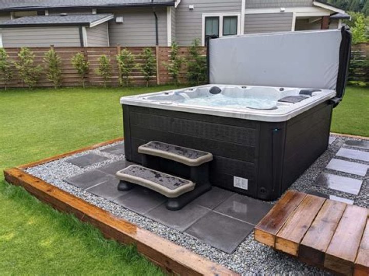 How thick should a concrete pad be for a hot tub?