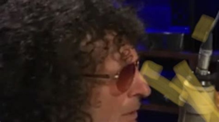 Howard Stern wears a wig