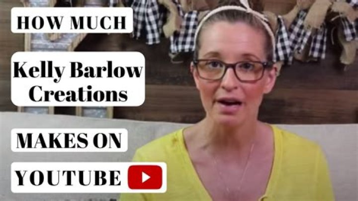 Kelly Barlow Creations net worth, income and estimated earnings of Youtuber channel