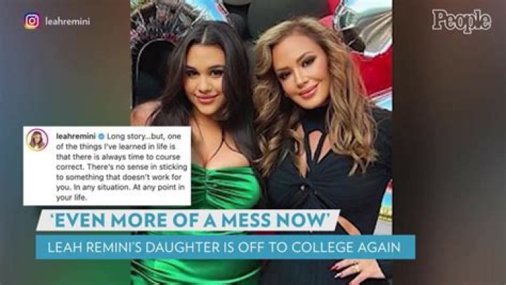 Leah Remini on her daughter going to college: I have never cried so much