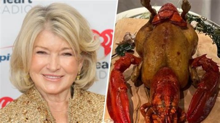 Martha Stewart ate a chobster, a chicken stuffed with a lobster: would you?