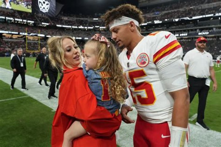 Patrick Mahomes and wife Brittany Reveal the Face of their son Bronze in celebration of Super Bowl LVII victory