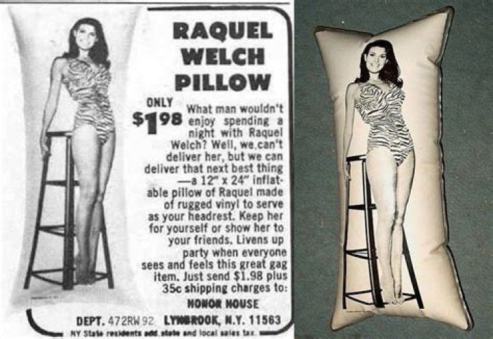 Raquel Welch Pillow G452080 - CelebPoster.com