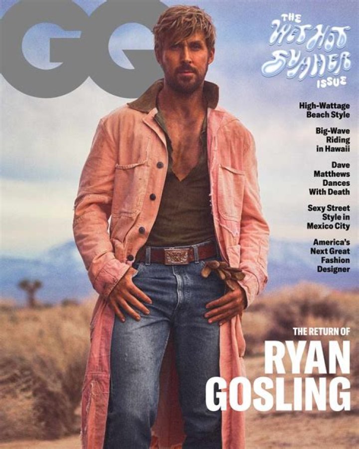 Ryan Gosling smolders as GQ’s January cover boy