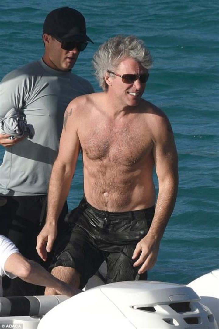 Shirtless Jon Bon Jovi, 49. Did you know he was a super nice guy?