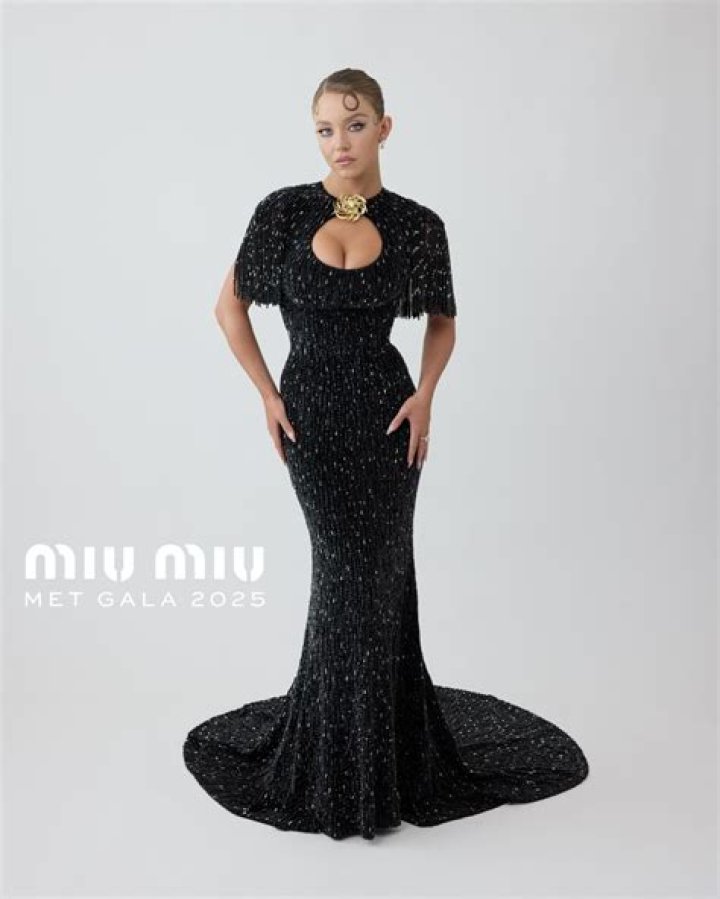 Sydney Sweeney in Miu Miu at the Met Gala: lovely and sunny?