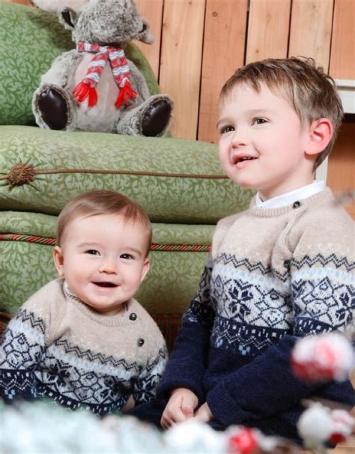 The Waleses posted a new black & white photo of their three kids on Christmas