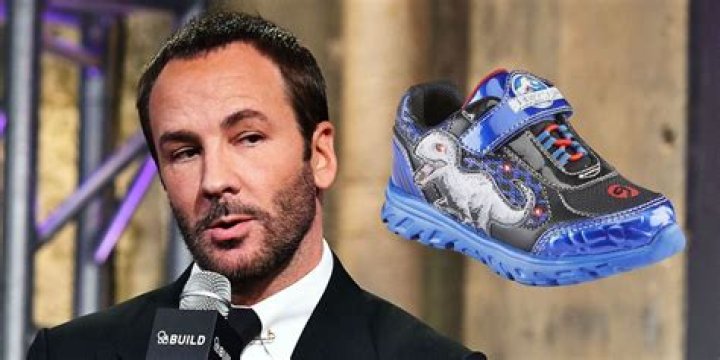 Tom Ford tries to teach his 4-year-old son that dinosaur shoes are ‘tacky’