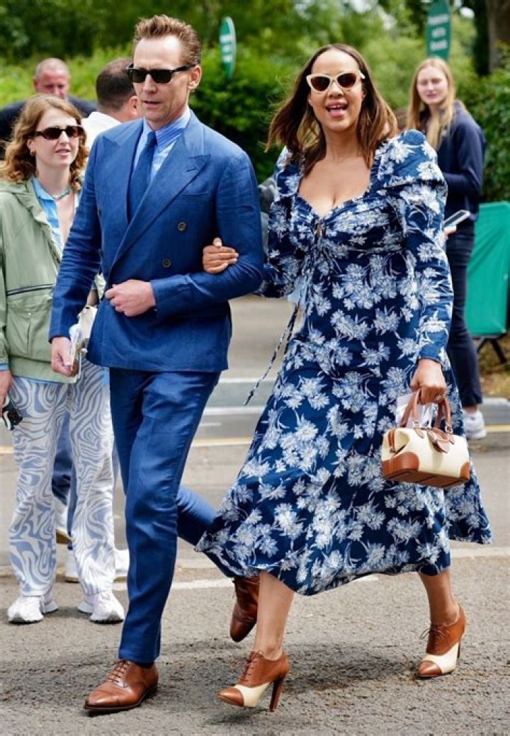 Tom Hiddleston & Zawe Ashton came out for the Wimbledon men’s final