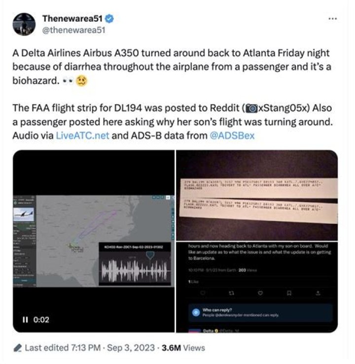 Zach Elliott Delta Flight Diarrhea Picture And Video Gone Viral